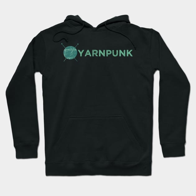 Yarn. Punk Knitters Hoodie by ArtisticEnvironments